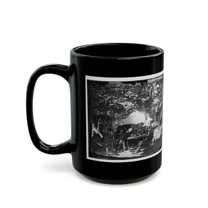 Bealeton, Virginia. Officer's Mess, Company E, 93d New York Volunteers (U.S. Civil War) Black Coffee Mug - Go Mug Yourself
