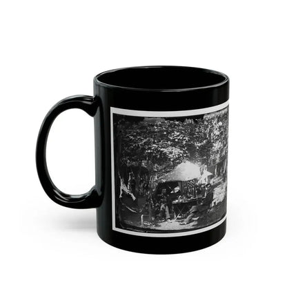Bealeton, Virginia. Officer's Mess, Company E, 93d New York Volunteers (U.S. Civil War) Black Coffee Mug - Go Mug Yourself