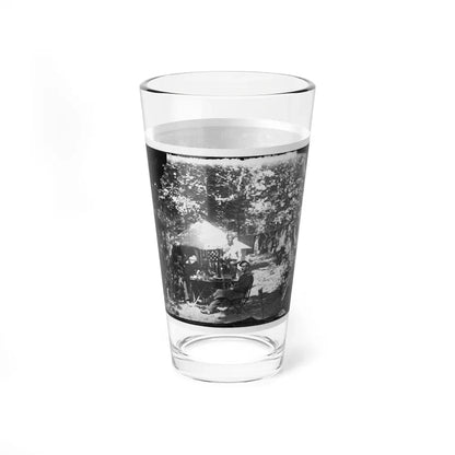 Bealeton, Virginia. Officer's Mess, Company E, 93d New York Volunteers (U.S. Civil War) Pint Glass 16oz - Go Mug Yourself