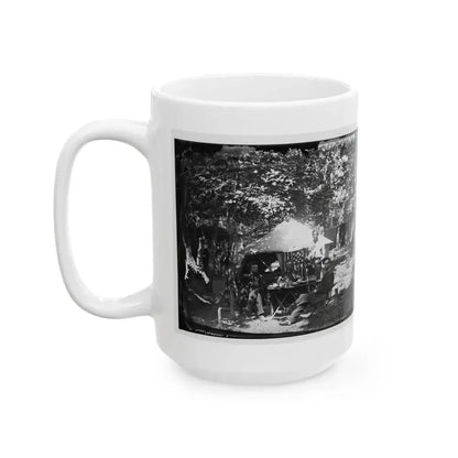 Bealeton, Virginia. Officer's Mess, Company E, 93d New York Volunteers (U.S. Civil War) White Coffee Mug - Go Mug Yourself