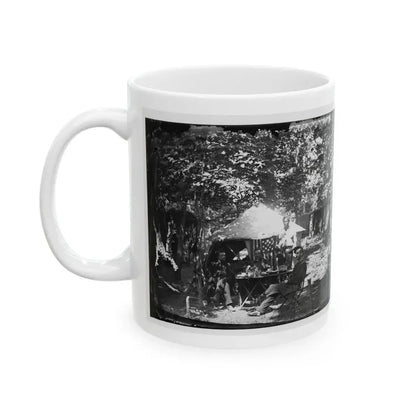 Bealeton, Virginia. Officer's Mess, Company E, 93d New York Volunteers (U.S. Civil War) White Coffee Mug - Go Mug Yourself