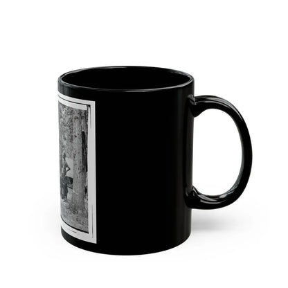 Bealeton, Virginia. Officer's Mess. Company F, 93d New York Volunteers Headquarters, Army Of The Potomac (U.S. Civil War) Black Coffee Mug - Go Mug Yourself