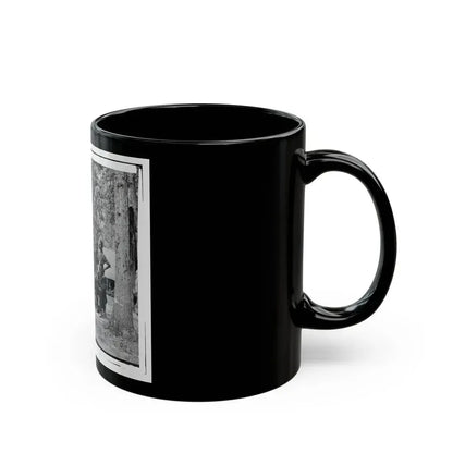 Bealeton, Virginia. Officer's Mess. Company F, 93d New York Volunteers Headquarters, Army Of The Potomac (U.S. Civil War) Black Coffee Mug - Go Mug Yourself