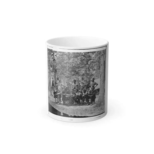 Bealeton, Virginia. Officer's Mess. Company F, 93D New York Volunteers Headquarters, Army of the Potomac (U.S. Civil War) Color Changing Coffee Mug 11oz Default Title - Go Mug Yourself