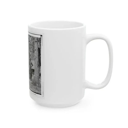 Bealeton, Virginia. Officer's Mess. Company F, 93d New York Volunteers Headquarters, Army Of The Potomac (U.S. Civil War) White Coffee Mug - Go Mug Yourself