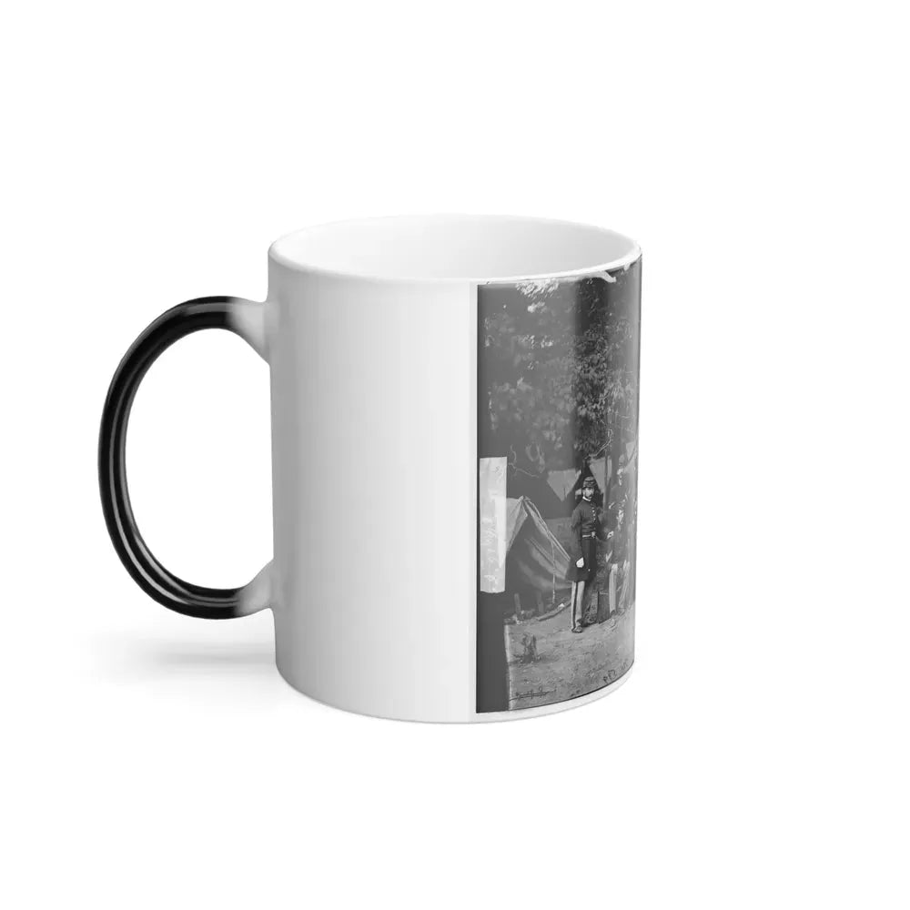 Bealeton, Virginia. Officers and Non-Commissioned Officers of Company D, 93D New York Infantry (U.S. Civil War) Color Changing Coffee Mug 11oz - Go Mug Yourself