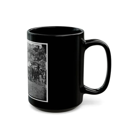 Bealeton, Virginia. Officers Of 93d New York Infantry (U.S. Civil War) Black Coffee Mug - Go Mug Yourself