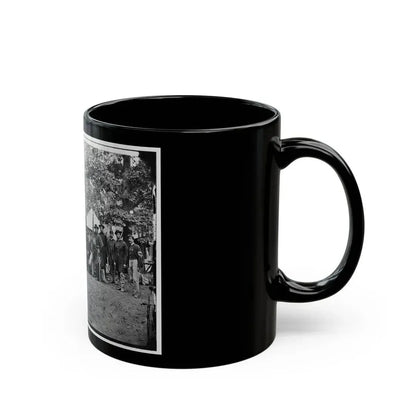 Bealeton, Virginia. Officers Of 93d New York Infantry (U.S. Civil War) Black Coffee Mug - Go Mug Yourself