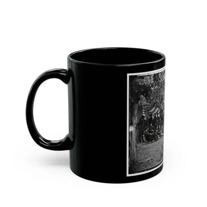 Bealeton, Virginia. Officers Of 93d New York Infantry (U.S. Civil War) Black Coffee Mug - Go Mug Yourself