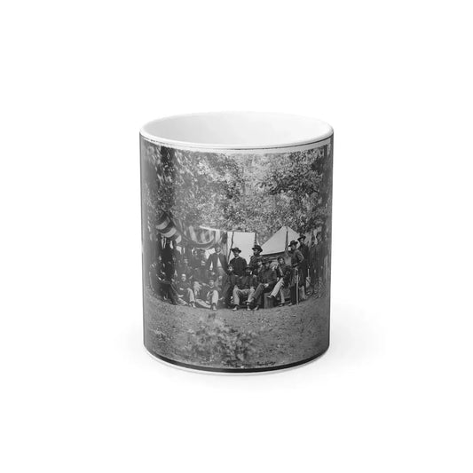 Bealeton, Virginia. Officers of 93D New York Infantry (U.S. Civil War) Color Changing Coffee Mug 11oz Default Title 11oz - Go Mug Yourself