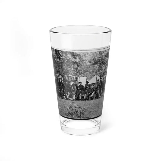 Bealeton, Virginia. Officers Of 93d New York Infantry (U.S. Civil War) Pint Glass 16oz 16oz - Go Mug Yourself
