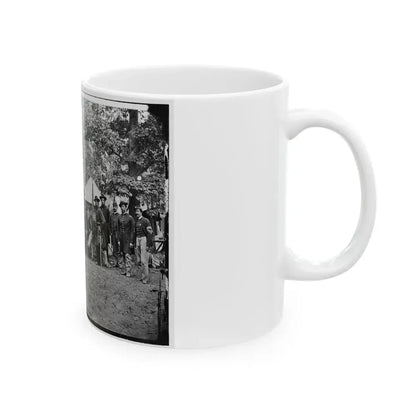 Bealeton, Virginia. Officers Of 93d New York Infantry (U.S. Civil War) White Coffee Mug - Go Mug Yourself