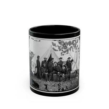 Bealeton, Virginia. Officers Of Signal Corps. Headquarters, Army Of The Potomac (U.S. Civil War) Black Coffee Mug 11oz - Go Mug Yourself