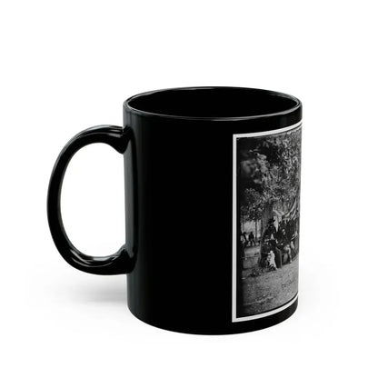Bealeton, Virginia. Regimental Staff 93d New York Infantry. (Morgan Rifles) (U.S. Civil War) Black Coffee Mug - Go Mug Yourself