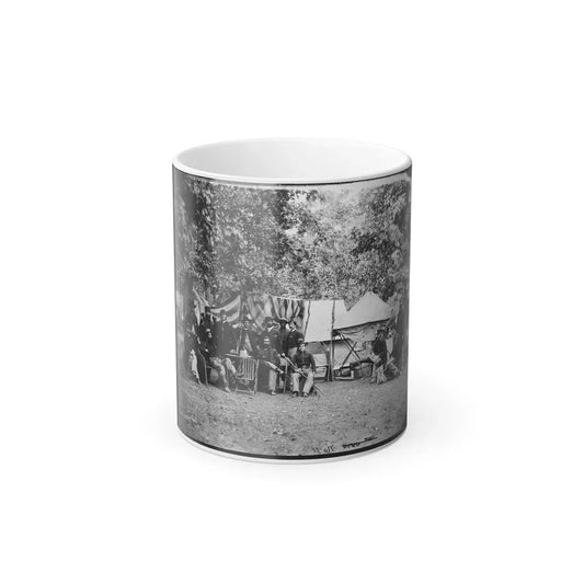 Bealeton, Virginia. Regimental Staff 93D New York Infantry. (Morgan Rifles) (U.S. Civil War) Color Changing Coffee Mug 11oz Default Title 11oz - Go Mug Yourself