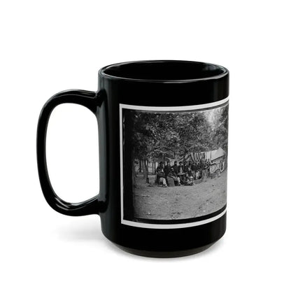 Bealeton, Virginia. Regimental Staff, 93d New York Volunteers (U.S. Civil War) Black Coffee Mug - Go Mug Yourself