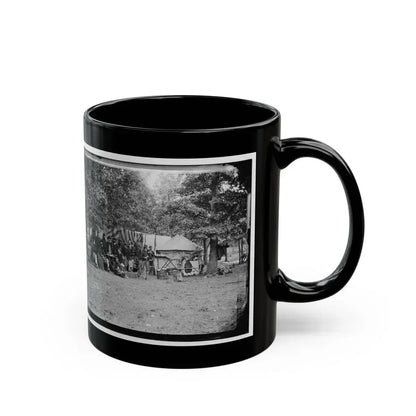 Bealeton, Virginia. Regimental Staff, 93d New York Volunteers (U.S. Civil War) Black Coffee Mug - Go Mug Yourself