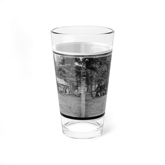 Bealeton, Virginia. Regimental Staff, 93d New York Volunteers (U.S. Civil War) Pint Glass 16oz 16oz - Go Mug Yourself