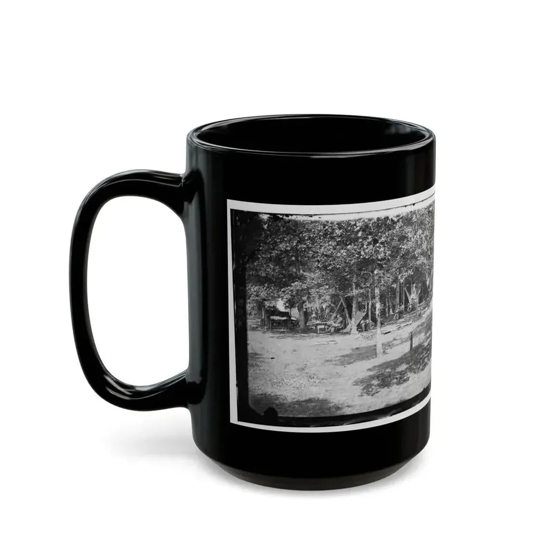 Bealeton, Virginia. View Of Camp Of 93d New York Volunteers (U.S. Civil War) Black Coffee Mug - Go Mug Yourself