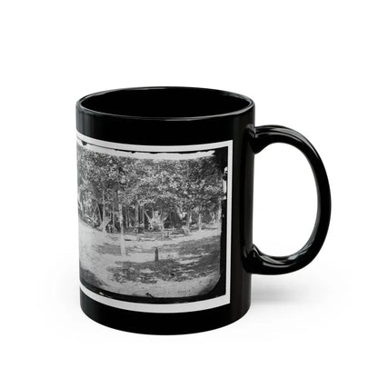 Bealeton, Virginia. View Of Camp Of 93d New York Volunteers (U.S. Civil War) Black Coffee Mug - Go Mug Yourself