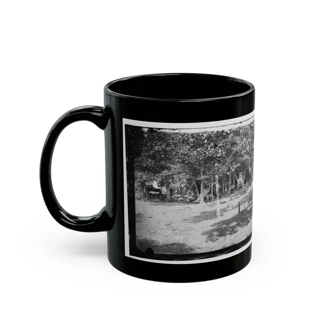 Bealeton, Virginia. View Of Camp Of 93d New York Volunteers (U.S. Civil War) Black Coffee Mug - Go Mug Yourself