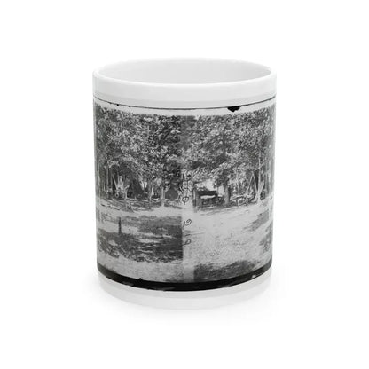 Bealeton, Virginia. View Of Camp Of 93d New York Volunteers (U.S. Civil War) White Coffee Mug 11oz - Go Mug Yourself