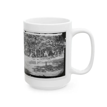 Bealeton, Virginia. View Of Camp Of 93d New York Volunteers (U.S. Civil War) White Coffee Mug - Go Mug Yourself