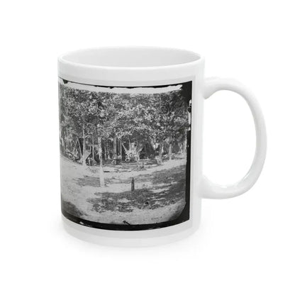 Bealeton, Virginia. View Of Camp Of 93d New York Volunteers (U.S. Civil War) White Coffee Mug - Go Mug Yourself