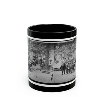 Bealeton, Virginia. Army Of The Potomac Officer's Mess Of Company D, 93d New York Infantry (U.S. Civil War) Black Coffee Mug-11oz-Go Mug Yourself