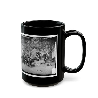 Bealeton, Virginia. Army Of The Potomac Officer's Mess Of Company D, 93d New York Infantry (U.S. Civil War) Black Coffee Mug-Go Mug Yourself