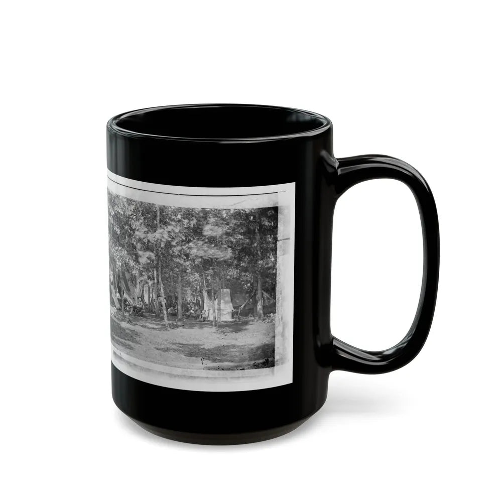 Bealeton, Virginia. Camp Of Company B, 93d New York Volunteers (U.S. Civil War) Black Coffee Mug-Go Mug Yourself