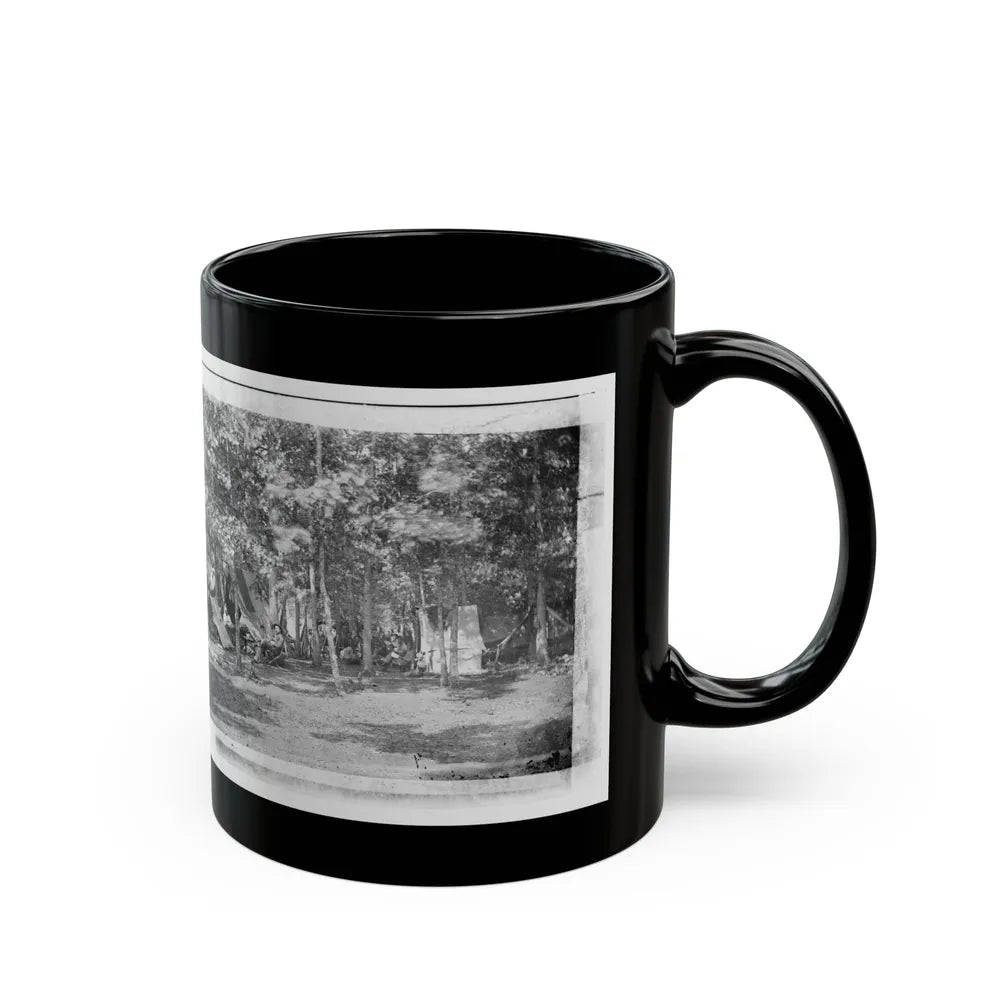 Bealeton, Virginia. Camp Of Company B, 93d New York Volunteers (U.S. Civil War) Black Coffee Mug-Go Mug Yourself