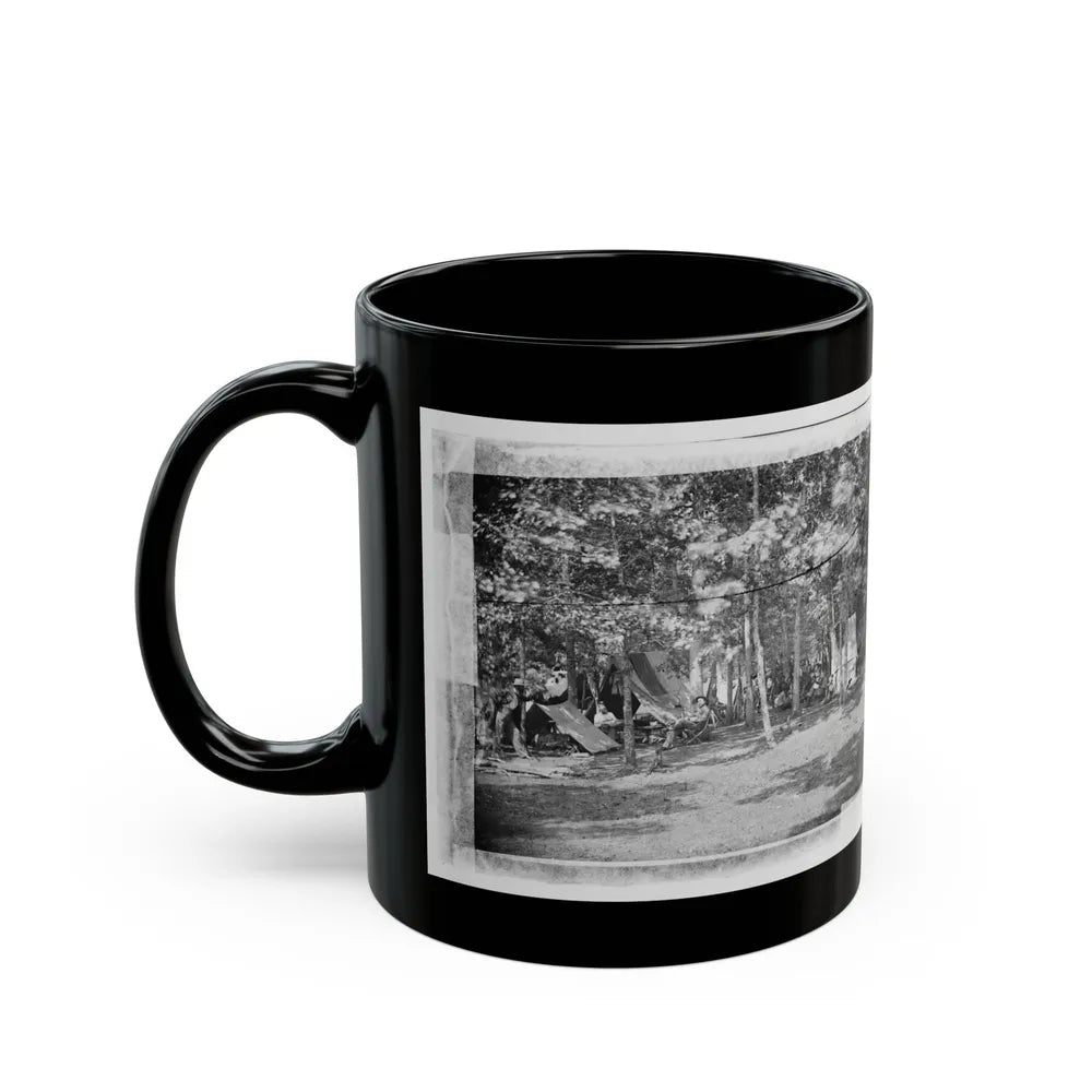 Bealeton, Virginia. Camp Of Company B, 93d New York Volunteers (U.S. Civil War) Black Coffee Mug-Go Mug Yourself