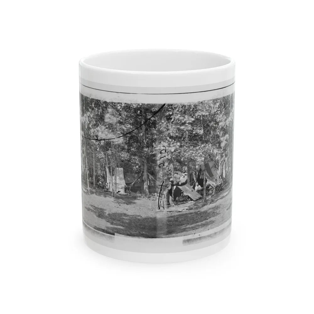 Bealeton, Virginia. Camp Of Company B, 93d New York Volunteers (U.S. Civil War) White Coffee Mug-11oz-Go Mug Yourself