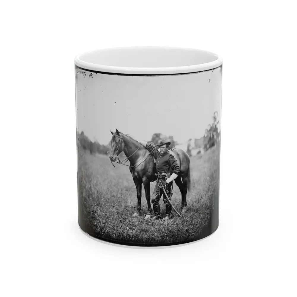 Bealeton, Virginia. Capt. Henry Page, Assistant Quarter Master, At Army Of The Potomac Headquarters (U.S. Civil War) White Coffee Mug-11oz-Go Mug Yourself