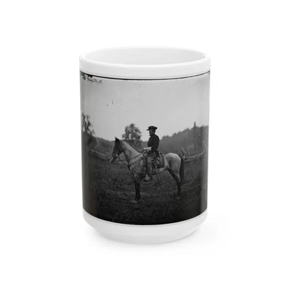 Bealeton, Virginia. Captain Henry Page, A. Q. M. Army Of The Potomac Headquarters (U.S. Civil War) White Coffee Mug-15oz-Go Mug Yourself