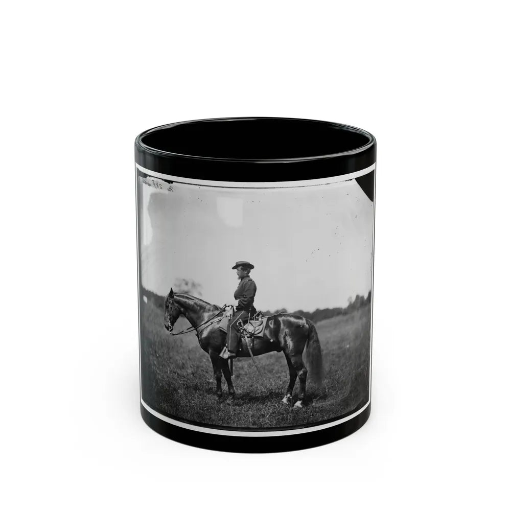 Bealeton, Virginia. Captain Henry Page, Assistant Quartermaster, At Army Of The Potomac Headquarters (U.S. Civil War) Black Coffee Mug-11oz-Go Mug Yourself