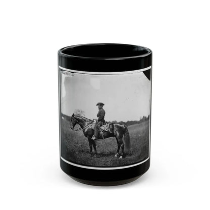 Bealeton, Virginia. Captain Henry Page, Assistant Quartermaster, At Army Of The Potomac Headquarters (U.S. Civil War) Black Coffee Mug-15oz-Go Mug Yourself