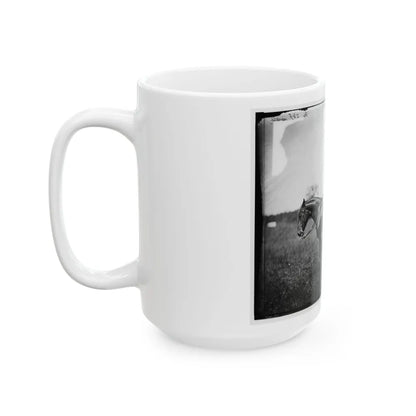 Bealeton, Virginia. Captain Henry Page, Assistant Quartermaster, At Army Of The Potomac Headquarters (U.S. Civil War) White Coffee Mug-Go Mug Yourself