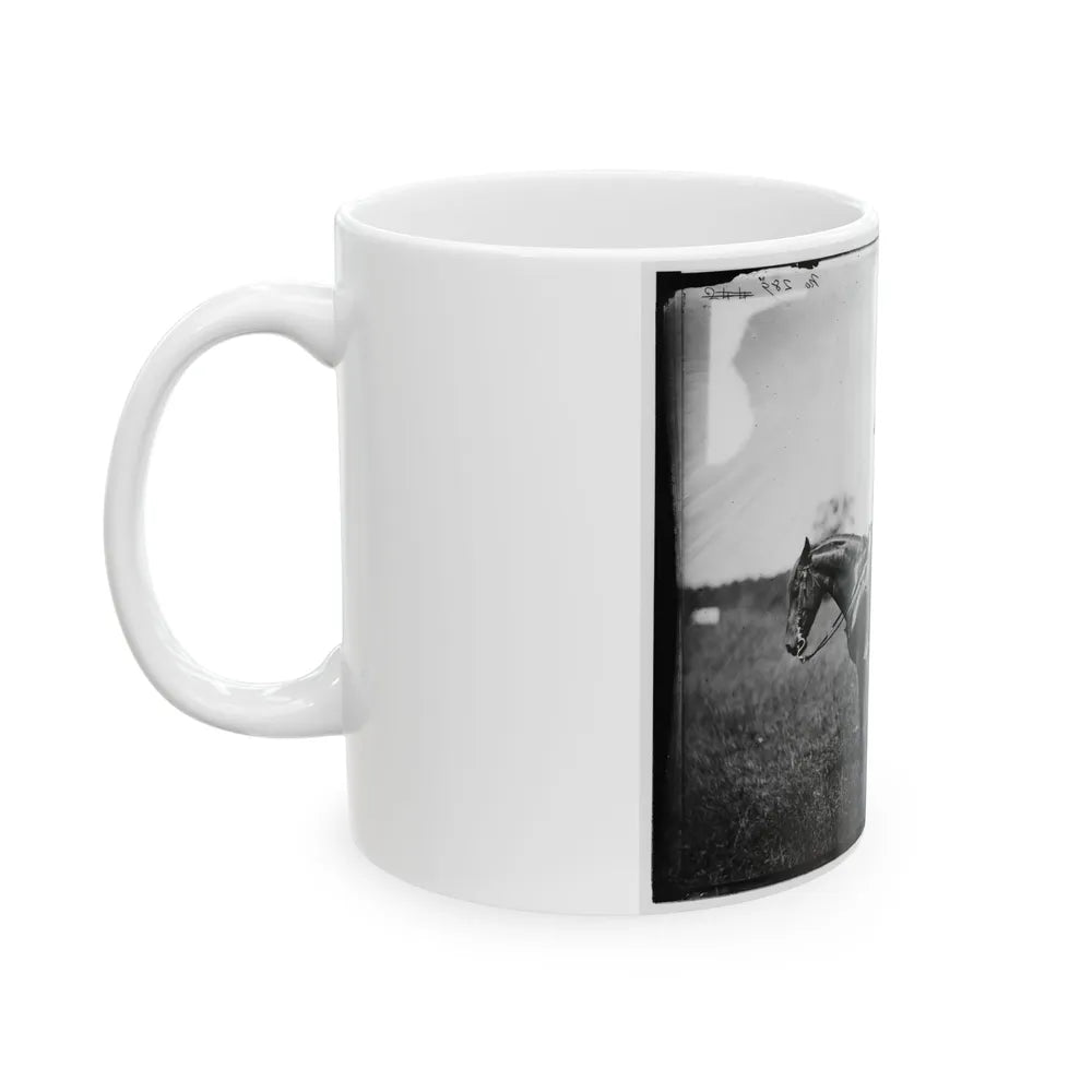 Bealeton, Virginia. Captain Henry Page, Assistant Quartermaster, At Army Of The Potomac Headquarters (U.S. Civil War) White Coffee Mug-Go Mug Yourself