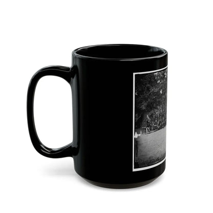 Bealeton, Virginia. Company A, 93d New York Infantry (U.S. Civil War) Black Coffee Mug-Go Mug Yourself