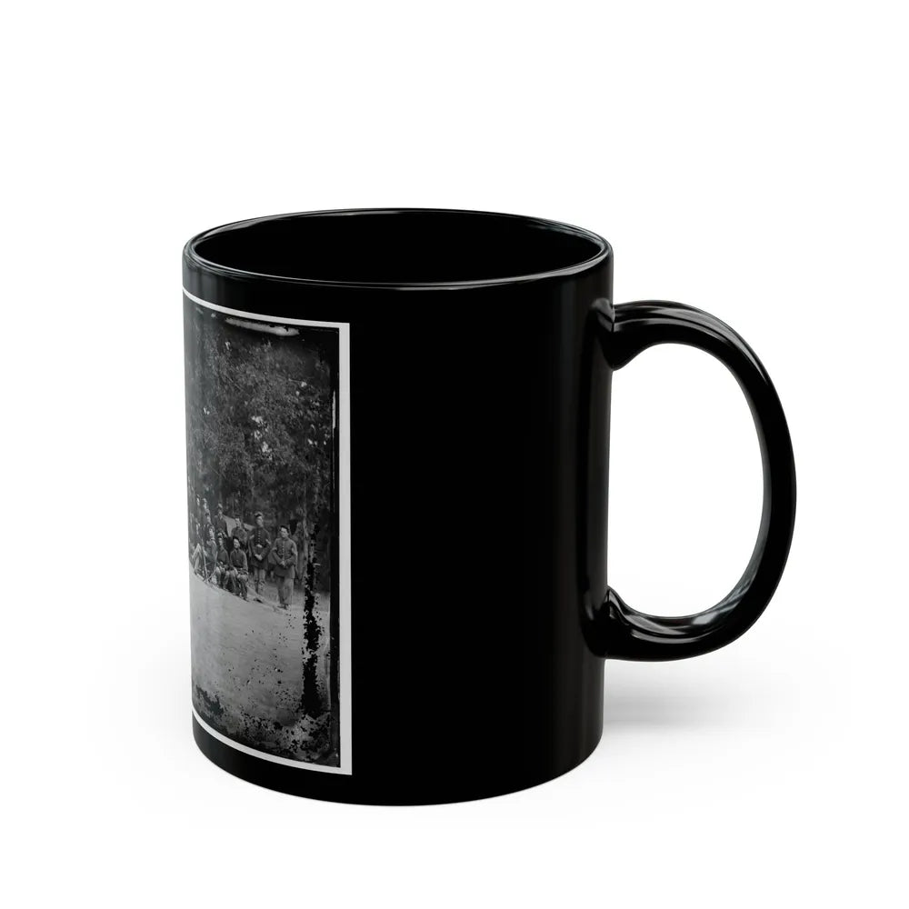 Bealeton, Virginia. Company A, 93d New York Infantry (U.S. Civil War) Black Coffee Mug-Go Mug Yourself