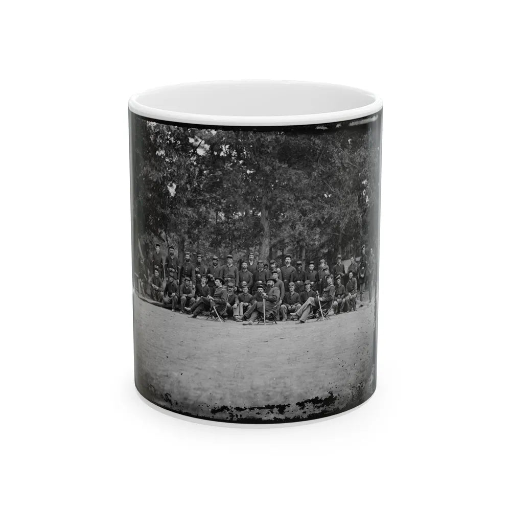 Bealeton, Virginia. Company A, 93d New York Infantry (U.S. Civil War) White Coffee Mug-11oz-Go Mug Yourself