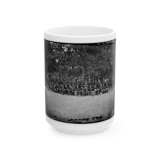 Bealeton, Virginia. Company A, 93d New York Infantry (U.S. Civil War) White Coffee Mug-15oz-Go Mug Yourself