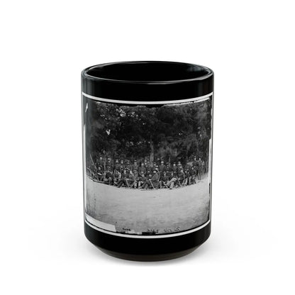 Bealeton, Virginia. Company A, 93d New York Infantry(2) (U.S. Civil War) Black Coffee Mug-15oz-Go Mug Yourself