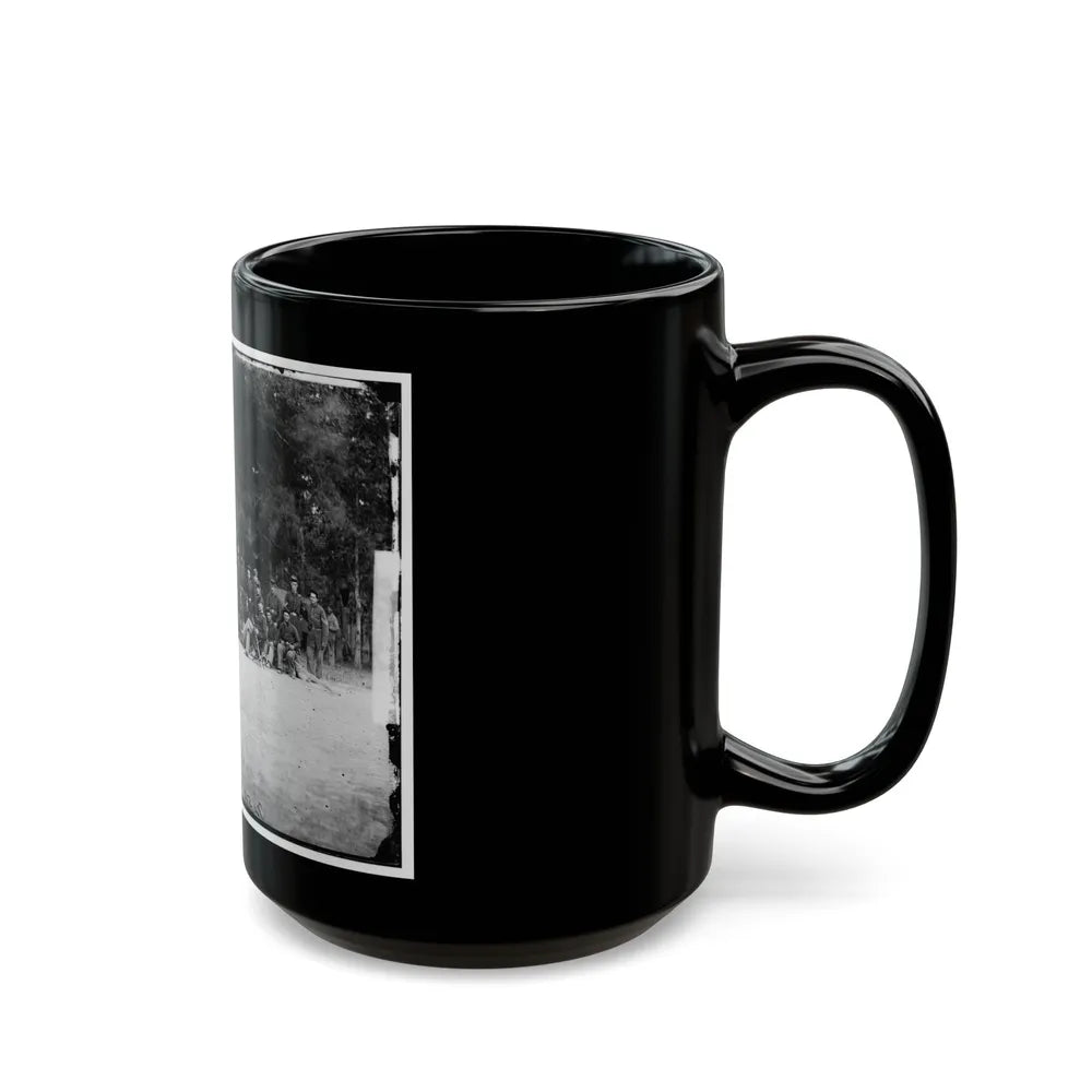 Bealeton, Virginia. Company A, 93d New York Infantry(2) (U.S. Civil War) Black Coffee Mug-Go Mug Yourself