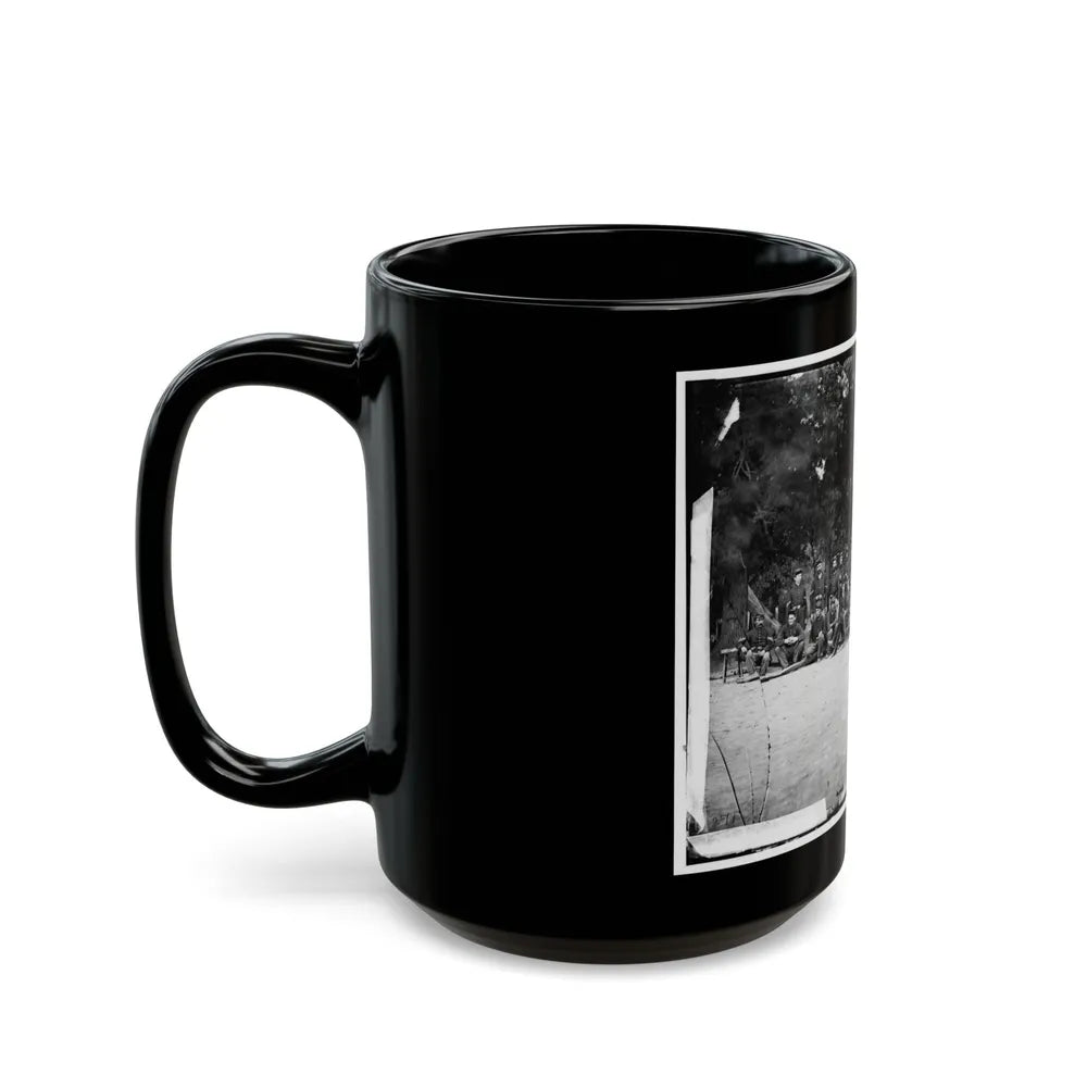 Bealeton, Virginia. Company A, 93d New York Infantry(2) (U.S. Civil War) Black Coffee Mug-Go Mug Yourself