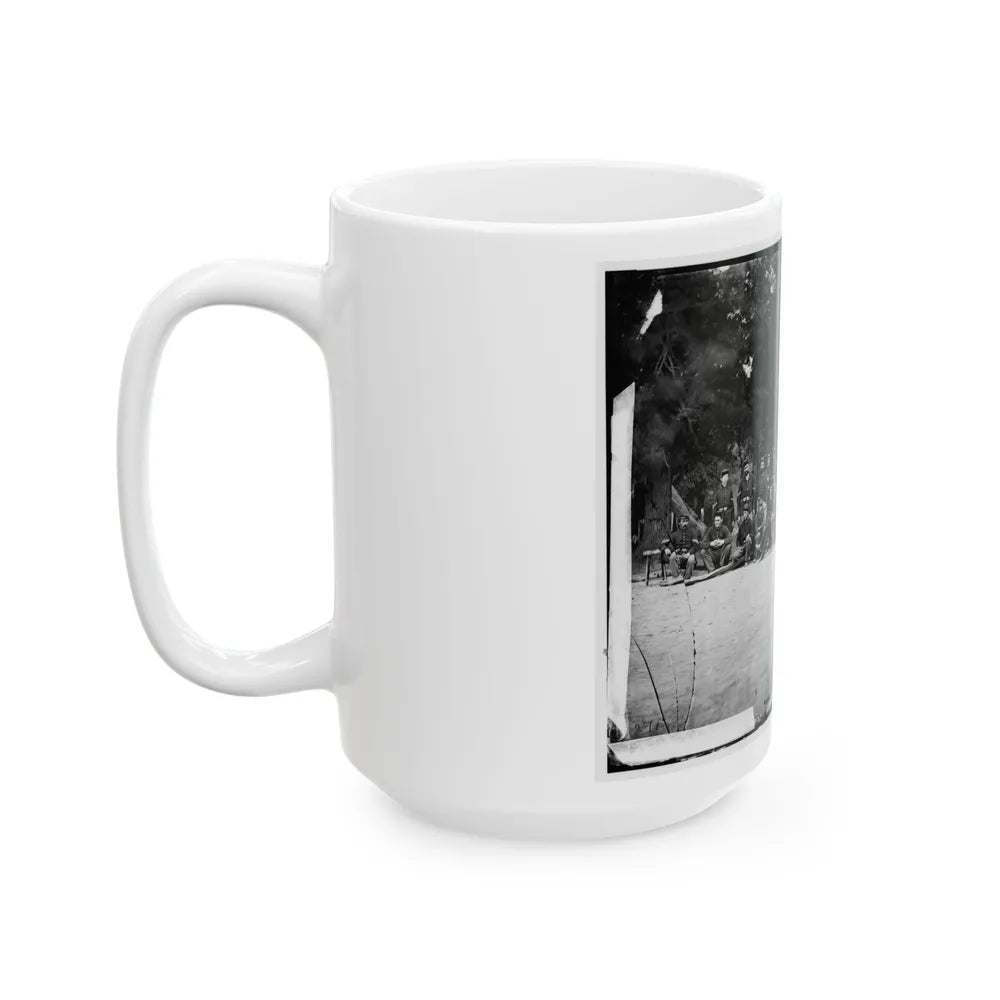 Bealeton, Virginia. Company A, 93d New York Infantry(2) (U.S. Civil War) White Coffee Mug-Go Mug Yourself