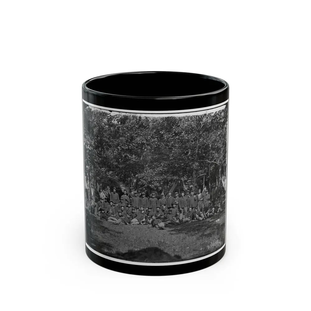 Bealeton, Virginia. Company B, 93d New York Infantry (U.S. Civil War) Black Coffee Mug-11oz-Go Mug Yourself