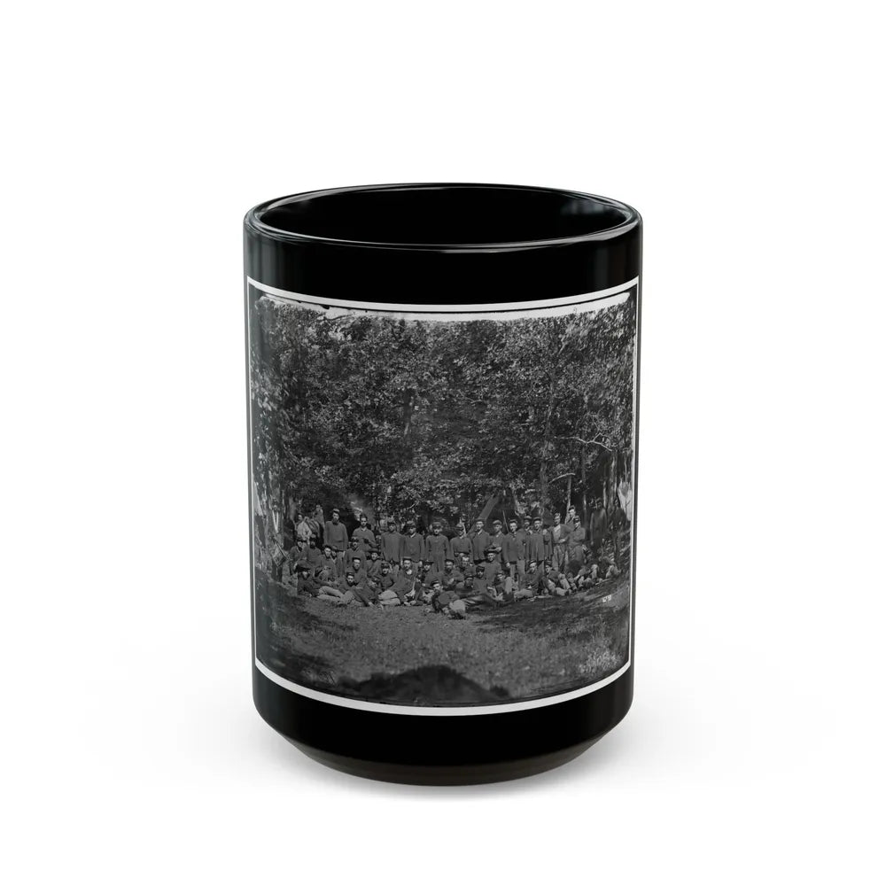 Bealeton, Virginia. Company B, 93d New York Infantry (U.S. Civil War) Black Coffee Mug-15oz-Go Mug Yourself